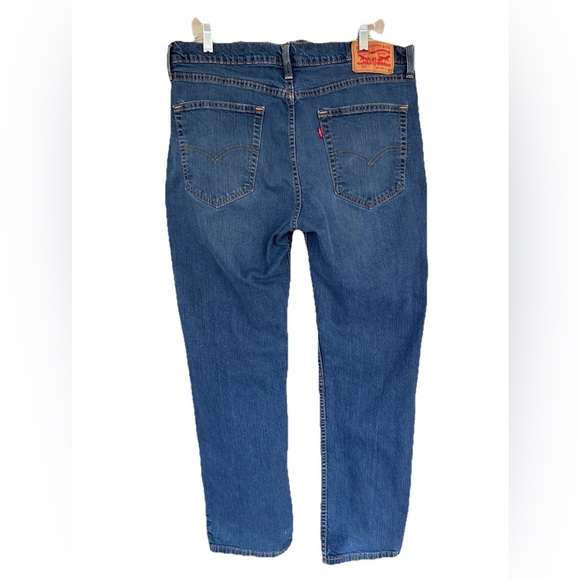 Levi's 514 Jeans Mens 36x29-measured Medium Wash Straight Stretch American Denim - Picture 1 of 16